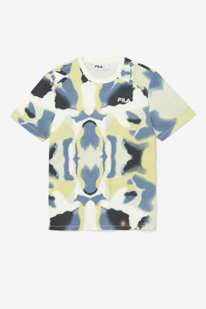 Fila T-Shirt Mens Camo - Acotas - Philippines 1842697-TK